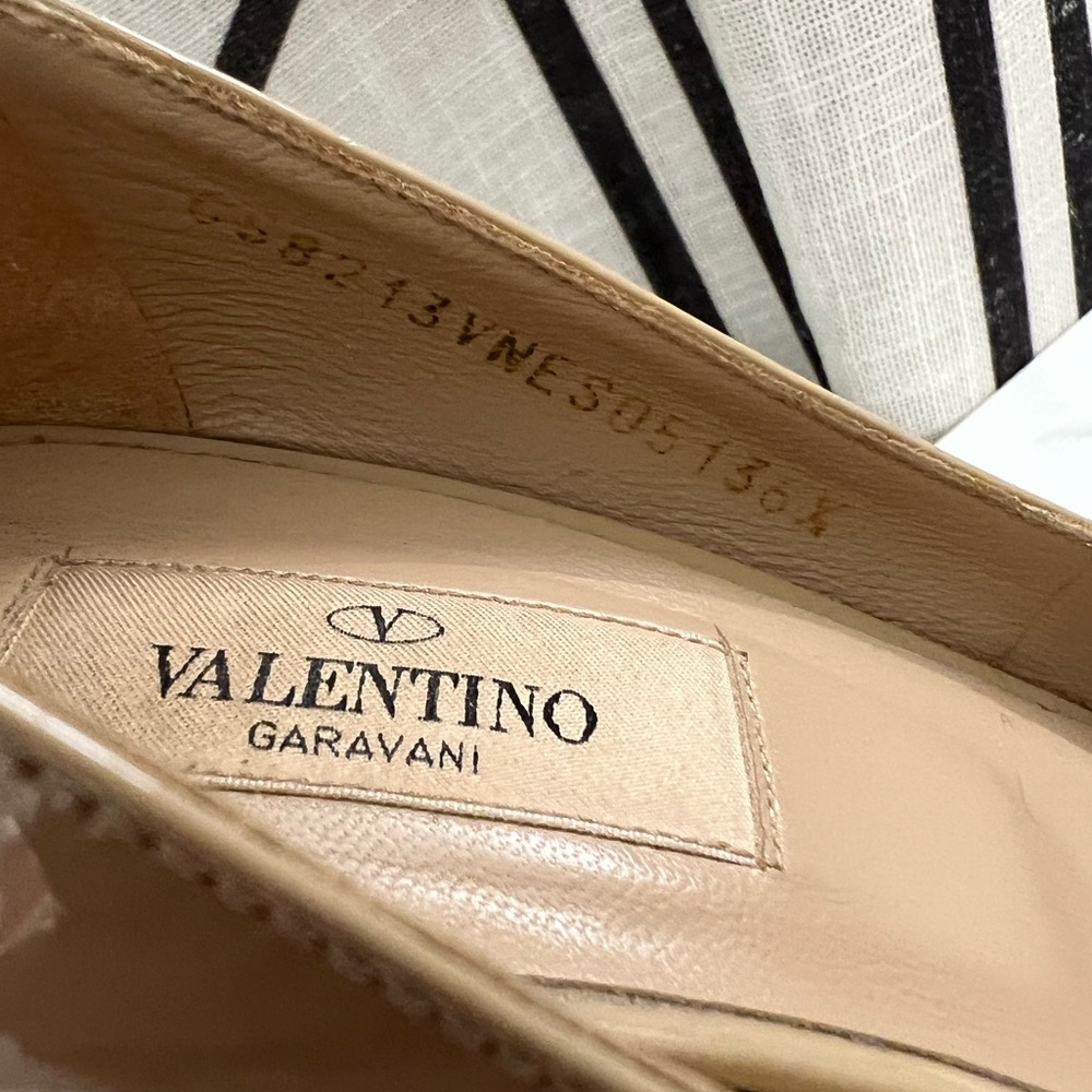 Valentino Garavani nude bow platform heels size 36.5 (gently used) - Picture 12 of 16